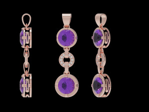 BULGARI PENDANT 3D Print Model