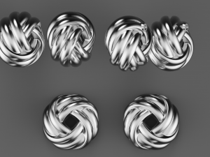 LOVE REPLICA EARRINGS 3D Baskı Modeli