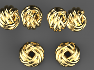 LOVE REPLICA EARRINGS 3D Print Model