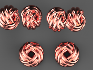 LOVE REPLICA EARRINGS 3D Print Model