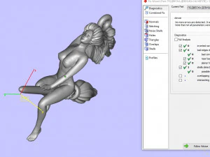 A witch on a broomstick 3D Print Model