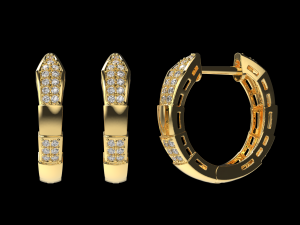 EARRINGS 3 3D 打印模型