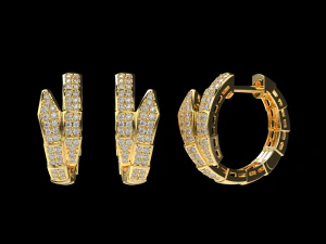 Earrings 4 3D Print Model