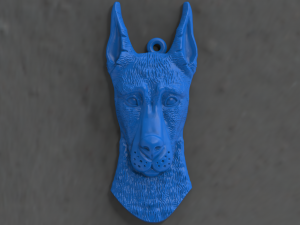 DOBERMAN PENDANT Modelo de Impressão 3D