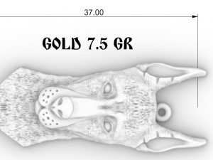 DOBERMAN PENDANT 3Dプリントモデル