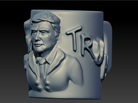 Trump mug 47 3D Print Model