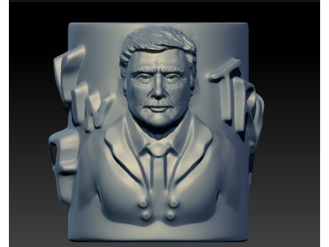 Trump mug 47 Modelo de impresión 3D