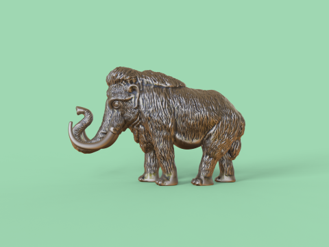 Mammoth 3Dプリントモデル