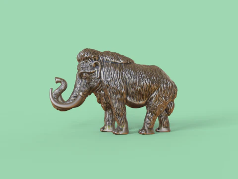 Mammoth 3D Print Model