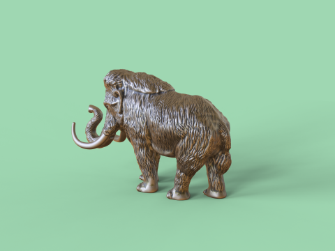 Mammoth 3Dプリントモデル