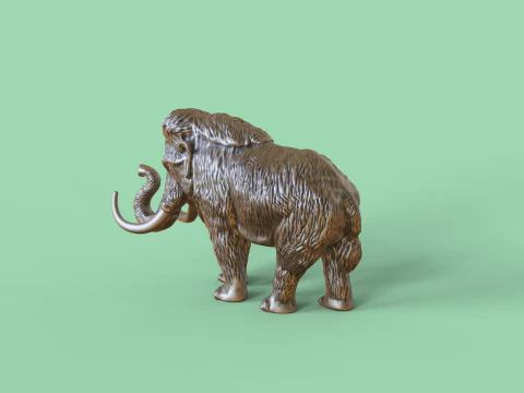 Mammoth 3D Print Model