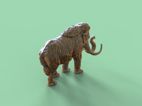 Mammoth 3Dプリントモデル