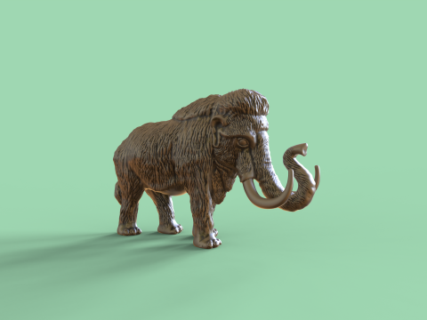 Mammoth 3Dプリントモデル