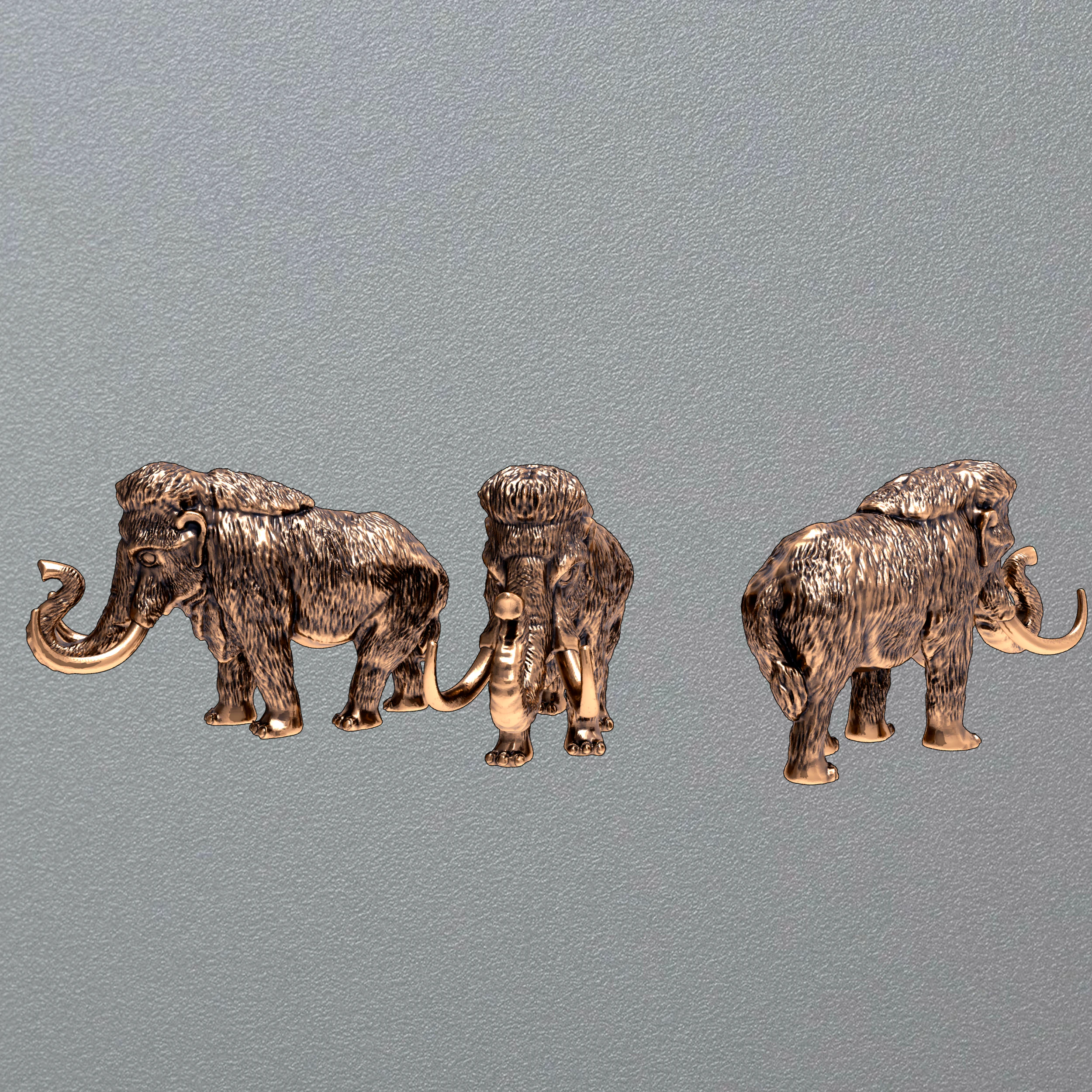 Mammoth 3D Print Model .c4d .max .obj .3ds .fbx .stl .blend 