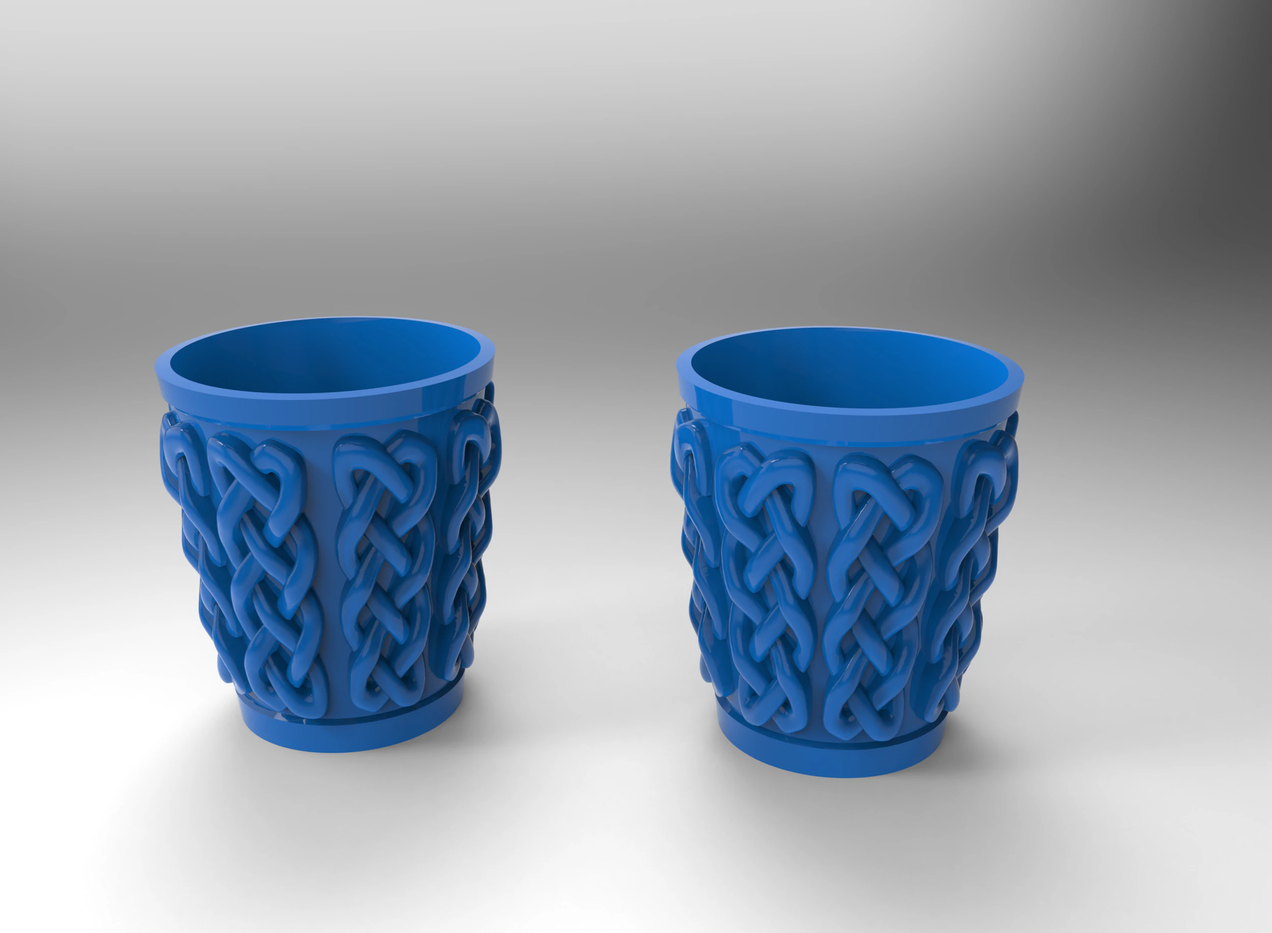 Celtic pot 3D Print Model .c4d .max .obj .3ds .fbx .stl .blend 
