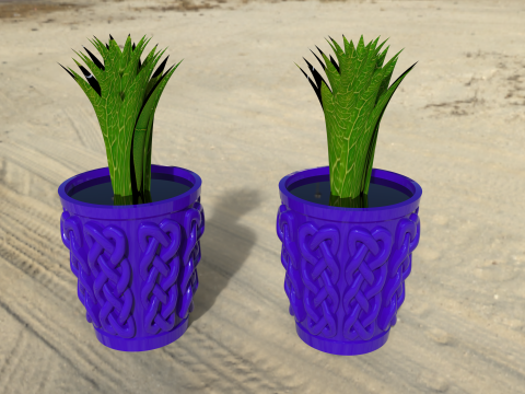 Celtic pot 3Dプリントモデル