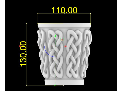 Celtic pot 3Dプリントモデル