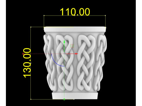 Celtic pot 3D Print Model