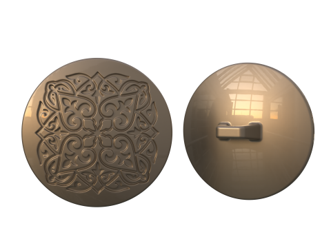 Button 1 3D Print Model