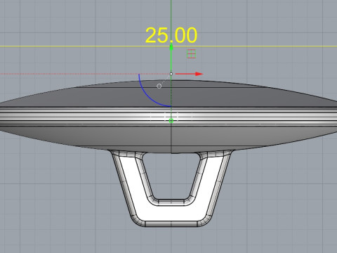 The fish button 3Dプリントモデル