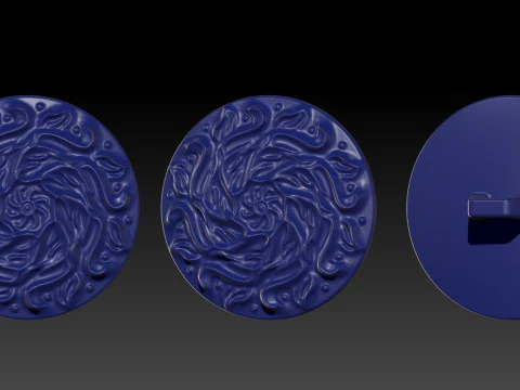 BUTTON CHAK 1 3D Print Model