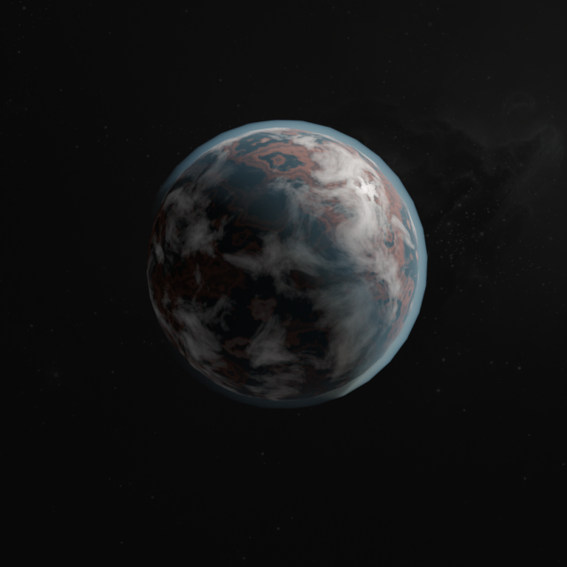 Planet 3D 模型 .c4d .max .obj .3ds .fbx .stl .blend 