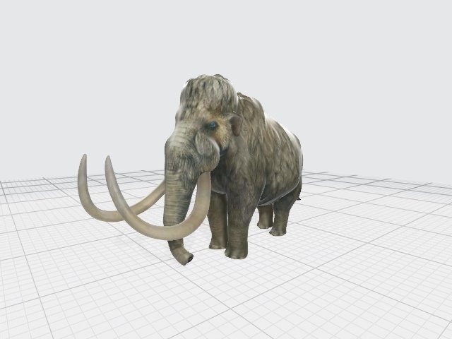 Mammoth a prehistoric species Modello 3D .c4d .max .obj .3ds .fbx .stl .blend