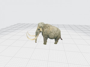 Mammoth a prehistoric species Modello 3D