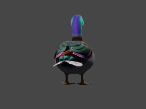 Colorful duck Modello 3D
