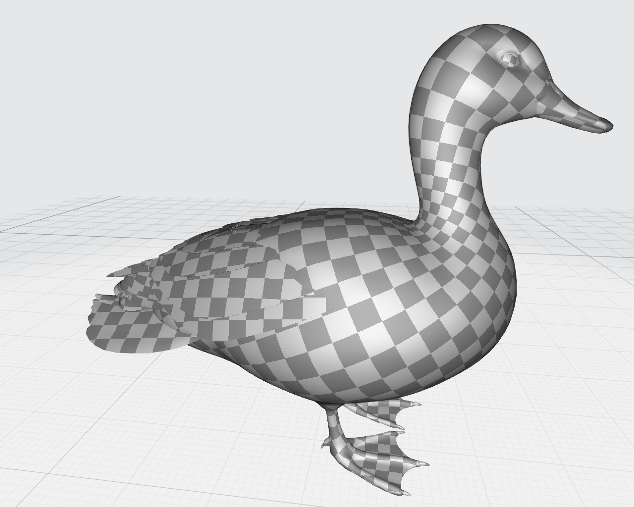 3d модель утки