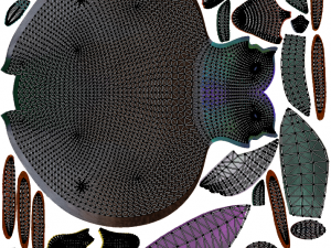 Colorful duck Modello 3D