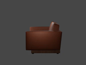 Leather sofa 3D Model