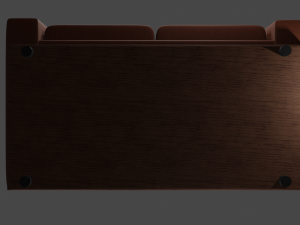 Leather sofa Modello 3D