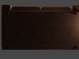 Leather sofa 3D Model