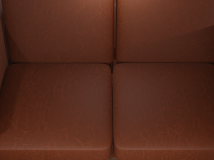 Leather sofa Modello 3D