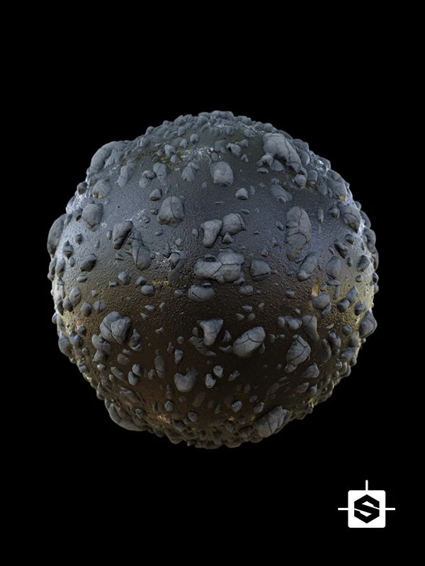 Ground Wet Rocks CG Textures .c4d .max .obj .3ds .fbx .stl .blend 