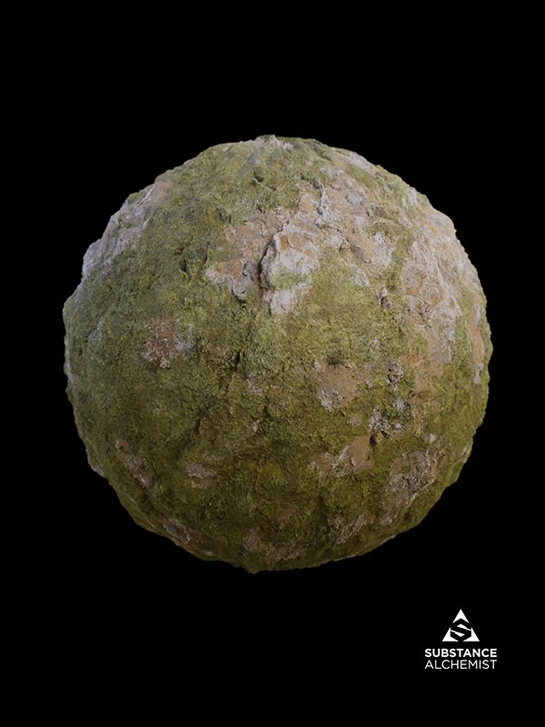 Rock Moss CG Textures .c4d .max .obj .3ds .fbx .stl .blend 