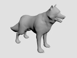 Wolf 3D Model