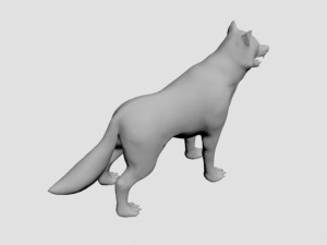 Wolf Model 3D