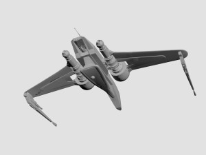 Starfighter-star wars 3D Model