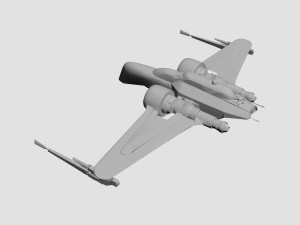 Starfighter-star wars 3D Model
