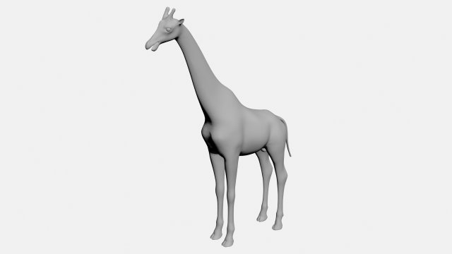 Giraffe Modello 3D .c4d .max .obj .3ds .fbx .stl .blend