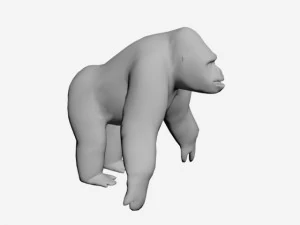 Gorilla 3D Model