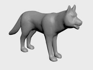 Wolf 3D Model