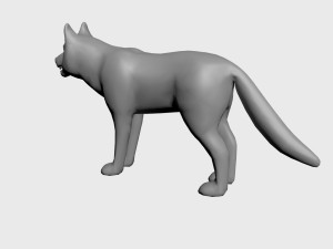 Wolf 3D Model