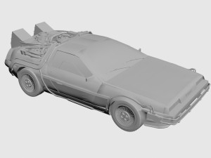 BACK TO THE FUTURE DMC DELOREAN Modèle 3D
