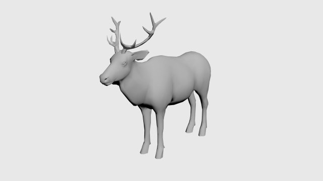 Moose 3Dモデル .c4d .max .obj .3ds .fbx .stl .blend 