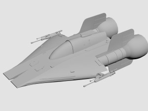 A-WING 3D Model
