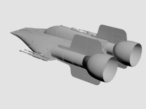 A-WING 3D Model