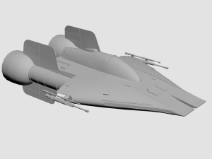 A-WING 3D Model